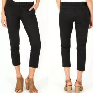 KUT From Kloth Taylor Dark Wash Blue Denim Crop Trouser Jeans Size 6P